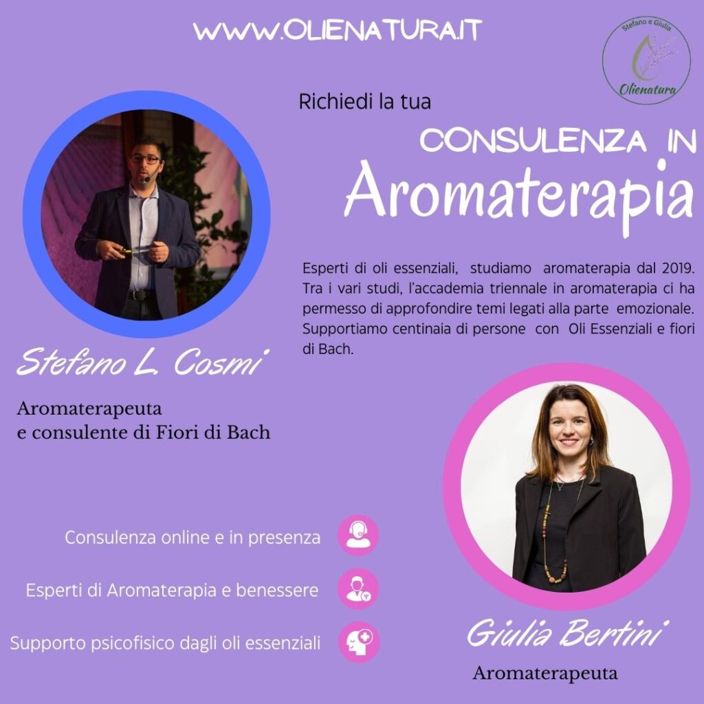 consulenza olistica in aromaterapia con stefano e giulia