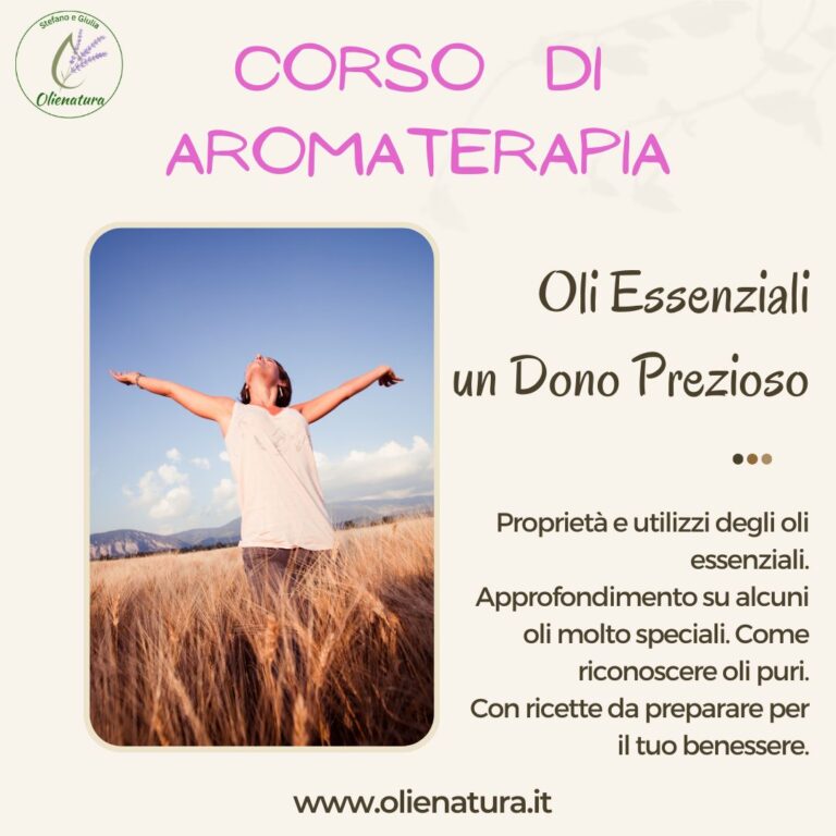 Corso base di aroamterapia